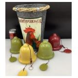 Dï¿½coration extï¿½rieure avec 4 cloches en