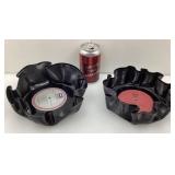 2 bols faits avec vinyles 33 tours / RPM