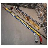 *Bï¿½tons de ski Benner, 3 lignes ï¿½ pï¿½che
