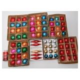 Lot d'anciennes boules de Noï¿½l, en verre