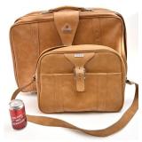 Ensemble 2 valise Samsonite, en cuir,