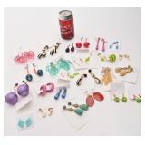 Lot de boucles d'oreilles vintage