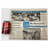 Rare derniï¿½re ï¿½dition imprimï¿½e du journal