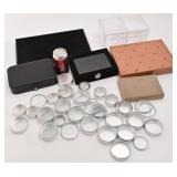 Lot de boï¿½tes et de coffrets pour bijoux