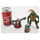 3 figurines Tortues ninja