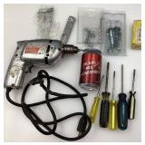 Perceuse Power House, fonctionnelle, tournevis