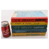 4 albums Spirou, dont 108e, et 1 Tintin