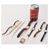 Lot de montres vintage, dont Bulova et