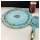 Assiette ï¿½ gï¿½teau et spatule de service Aynsley,