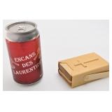 2 anciens livres religieux, dans boï¿½tier en