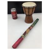 Djembï¿½ et flï¿½te du Guatemala