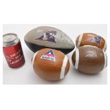 4 ballons de football Alouettes, signés par