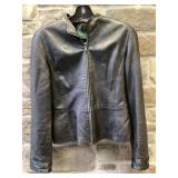 Manteau en cuir Danier, grandeur 38,