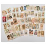 Lot de cartes religieuses antiques, dont rare