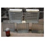 5 blocs de verre, 7.5'' x 7.5''