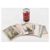 Lot de cartes postales antiques et rares
