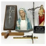 Lot religieux, dont crucifix