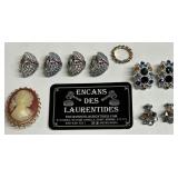 Bijoux vintage et anciens, dont en cristal