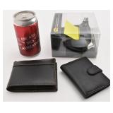 2 porte-feuilles et distributeur de Post-it