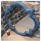 Miroir dans cadre en plastique, 24'' x 24''