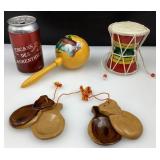 Petits instruments de musique, dont