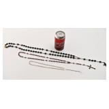 3 chapelets vintage, dont Italie et Notre-Dame-