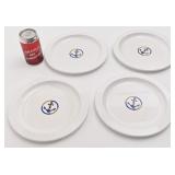 4 assiettes Guzzini, Italy