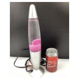 Lampe lava, fonctionnelle, manque l'ampoule