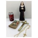 Lot religieux, dont cartes postales vintage du