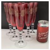 6 flûtes à champagne