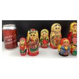 Lot de poupées russes / matriochkas