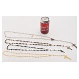 Lot de chapelets vintage, dont Italie