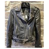 Manteau en cuir Club Elite, grandeur XS, neuf
