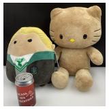 2 peluches, dont Draco Malfoy de Harry Potter