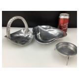 3 pièces en aluminium