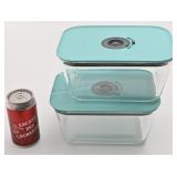 2 plats en verre Royalvkb