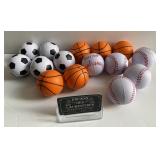 Balles anti-stress thématique sports
