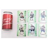 6 cartes de hockey Upper Deck Emerald Green,