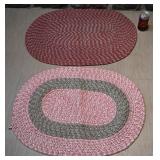2 tapis ovales