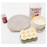 Articles de cuisine vintage, dont Tupperware