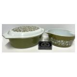 2 plats Pyrex, spring blossom #475 et #045 avec