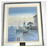 Huile sur toile, signï¿½e Thomas, 20'' x 24'',