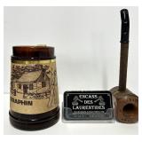 Tasse et pipe du village de Sï¿½raphin