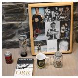 Lot de souvenirs de Bobby Orr et des Bruins
