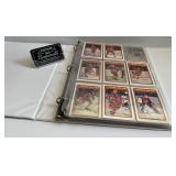 Cartable avec cartes de hockey