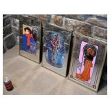 3 miroirs vintage, dont Aristide Bruant