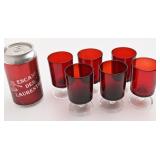 6 verres Luminarc, France, vintage