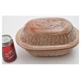 Cocotte en poterie, signï¿½e Scheurich,