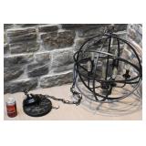 Luminaire suspendu, en fer