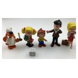 5 figurines de collection Boule et Bill